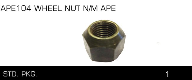 APE104 WHEEL NUT N M APE